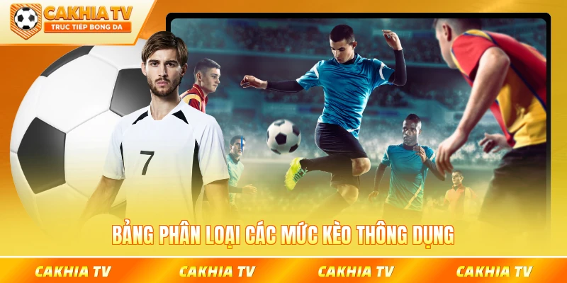 Bảng phân loại các mức kèo thông dụng